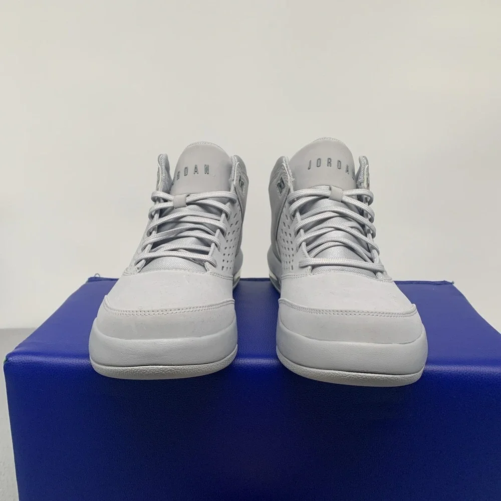 Nike JORDAN Flight Origin 4 Basketball‎ Shoes Cool Gray Men's 12 #921196 005 NEW